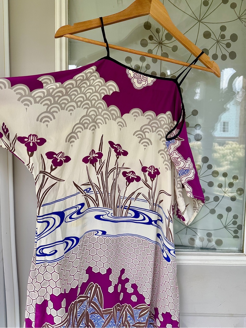 Christopher Kane Purple and Cream dress/tunic